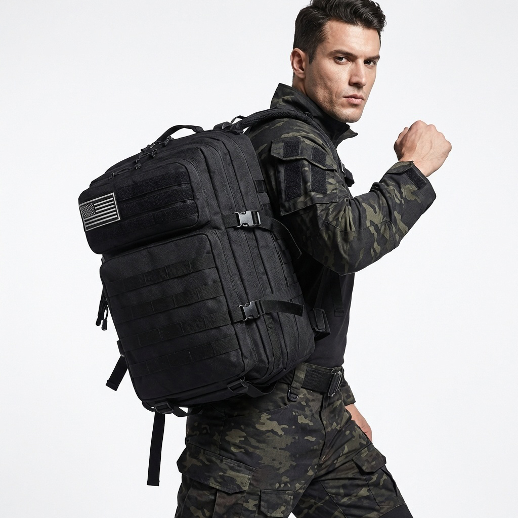 Urban Backpack Tactical - Mochilas Táticas Grandes de 45L para